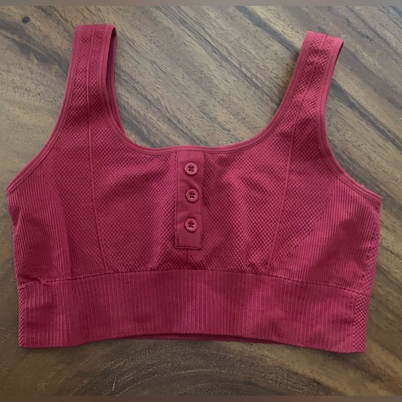 Abs2B Sexy Buttons Seamless Set Wine, High Compression, Scrunch Butt, Small, NWT - Picture 7 of 11